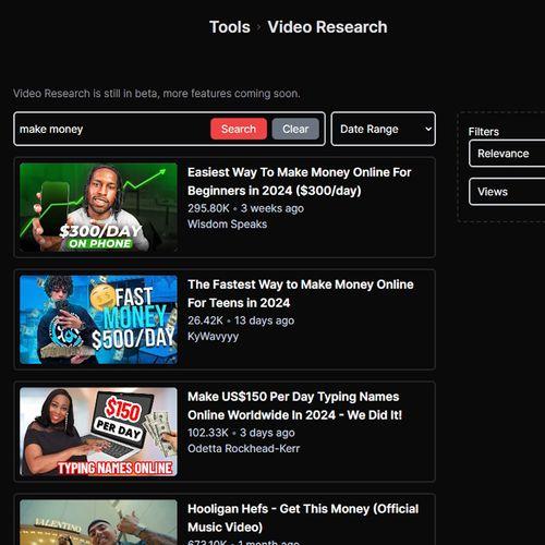 Video Research Tool